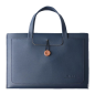 Sac en Similicuir pour Ordinateur Portable BINJK 15-16 Pouces - 3 Compartiments - Bleu — BINJK · Smarty Paris 18e